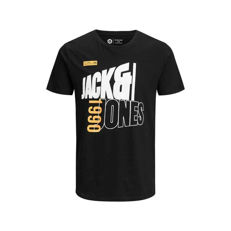 12161626 Black 719613 001 ProductLarge JACK & JONES JCOSTAR TEE SS CREW NECK MARCH - 12161626 BLACK - Image 1