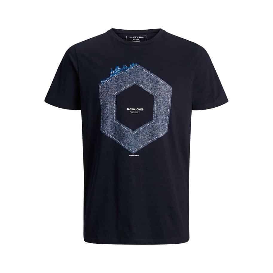 12167185 SkyCaptain 768005 001 ProductLarge JACK & JONES JCOTUTAN TEE SS CREW NECK - 12167185 SKY CAPTAIN - Image 1