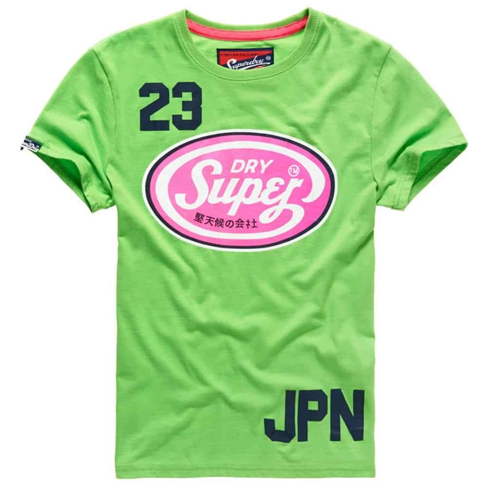 5054265299667 SUPERDRY T-SHIRT REWORKED CLASSIC TEE - M10MA008-51E FLURO GREEN - Image 1