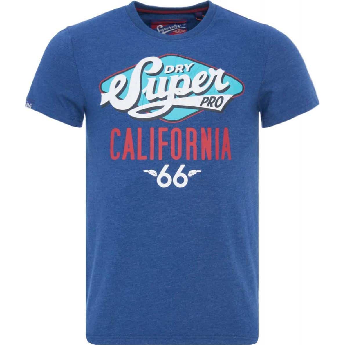 5057101580127 SUPERDRY T-SHIRT REWORKED CLASSIC CALI TEE - M10034TQ-NZ7 NATIVE BLUE - Image 1
