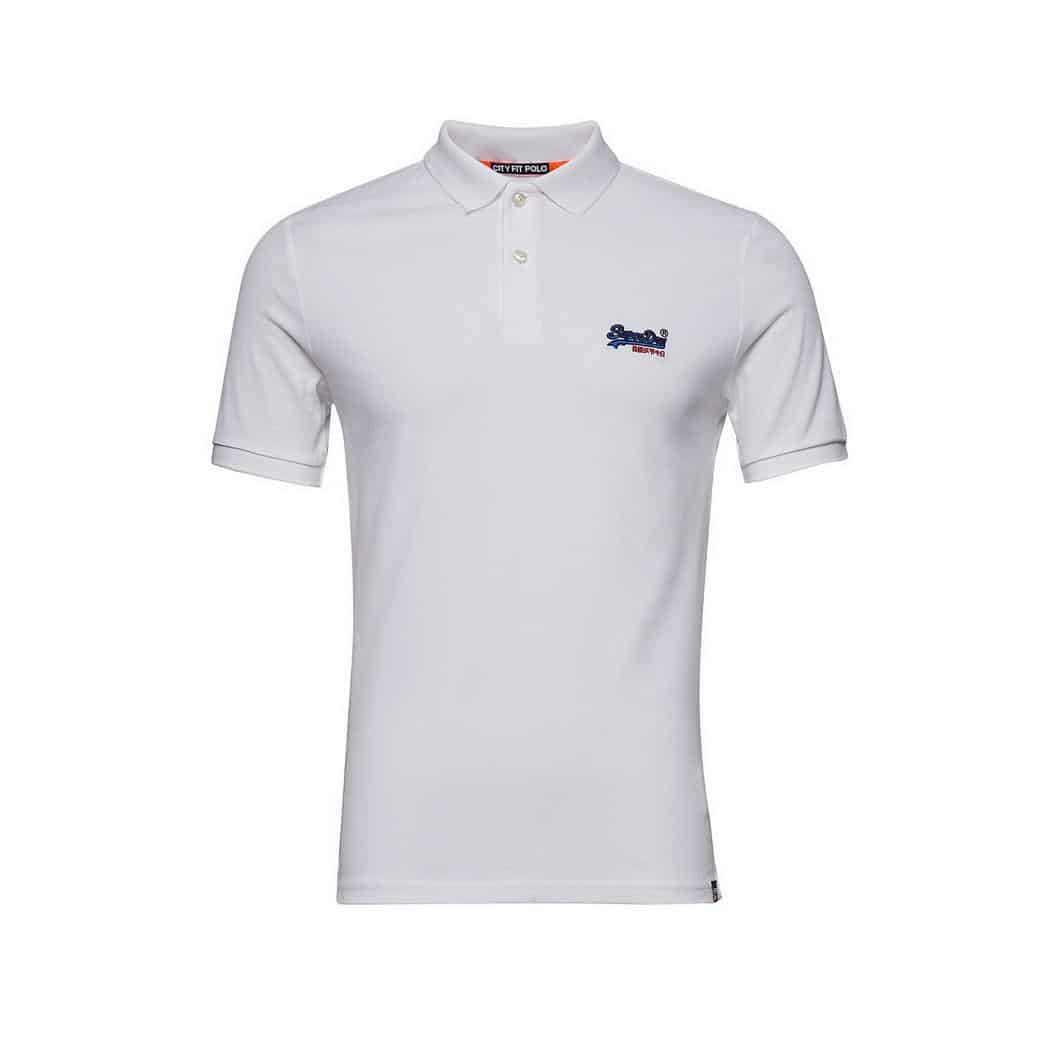 5057842087763.jpg SUPERDRY MERCERISED LITE CITY POLO S/S - M11012ST-01C OPTIC - Image 1