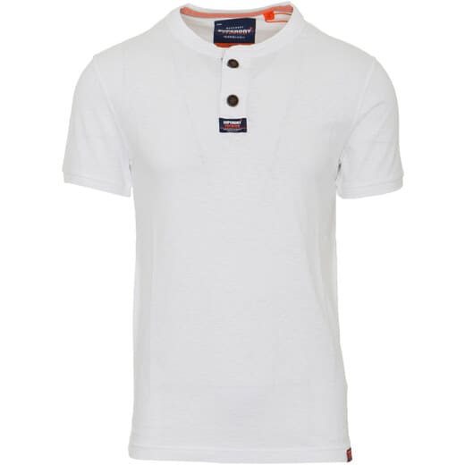 5057842162453 SUPERDRY T-SHIRT HOMESTEAD S/S LITE GRANDAD - M60104RT-01C OPTIC - Image 1