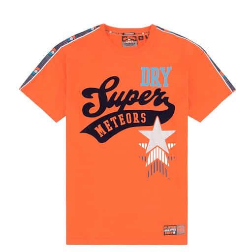 5057842243831 SUPERDRY T-SHIRT PODIUM MID WEIGHT TEE - M10991AT-A7R NU ORANGE - Image 1