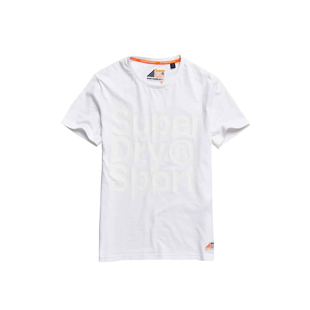 5057842289488 SUPERDRY T-SHIRT HAZARD SPORT TEE - MS3063RU-04C WHITE - Image 1