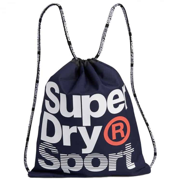 5057842626733 SUPERDRY DRAWSTRING BAG - MS400001A-11S NAVY - Image 1