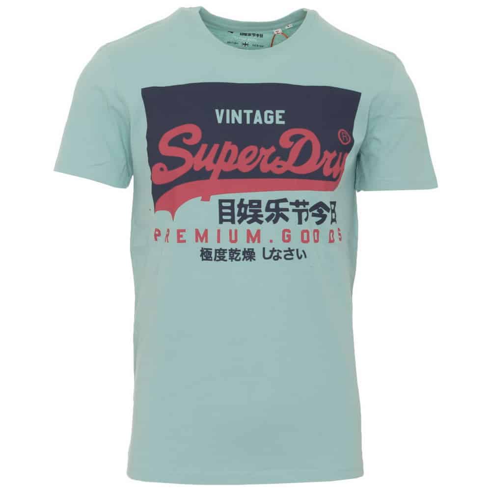 5057842783894 SUPERDRY T-SHIRT VL O TEE - M1010099A-GZL FRESH MINT - Image 1