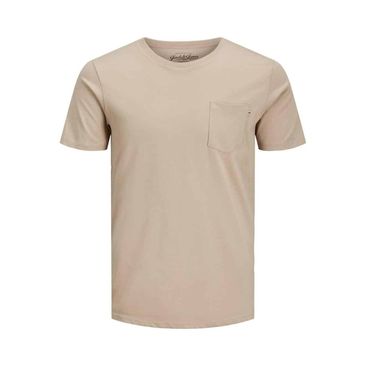 5713756092414 JACK & JONES JJEPOCKET TEE SS O-NECK NOOS - 12136714 STRING - Image 1