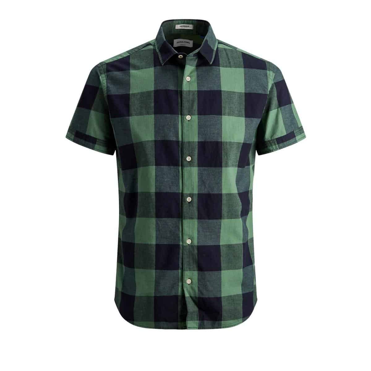 5714501555758 JACK & JONES - JORGILBERT SHIRT SS - 12167509 FIR - Image 1