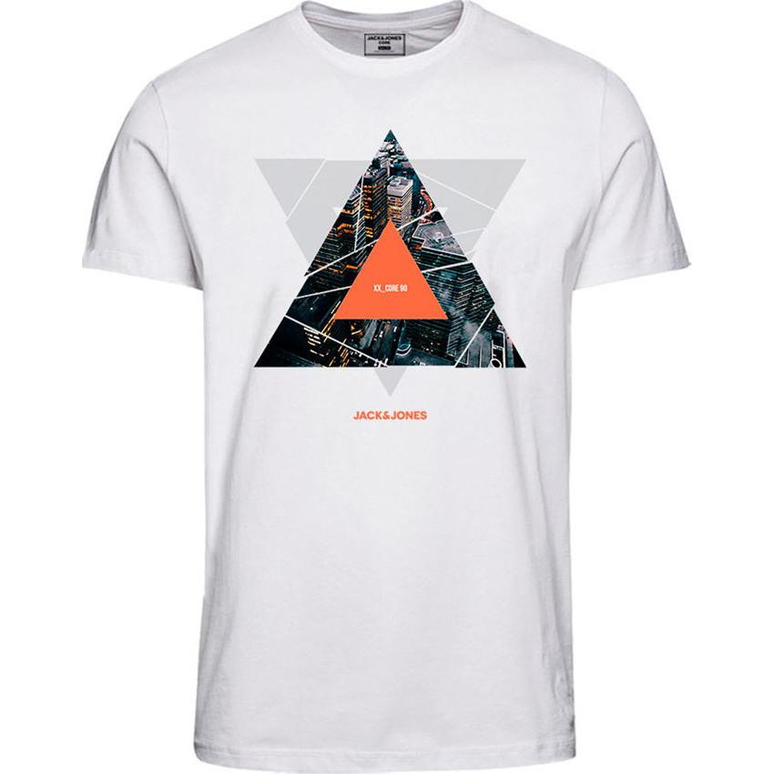 5714508287935 JACK & JONES JOCOIFTER TEE SS CREW NECK FST - 12172216 WHITE - Image 1