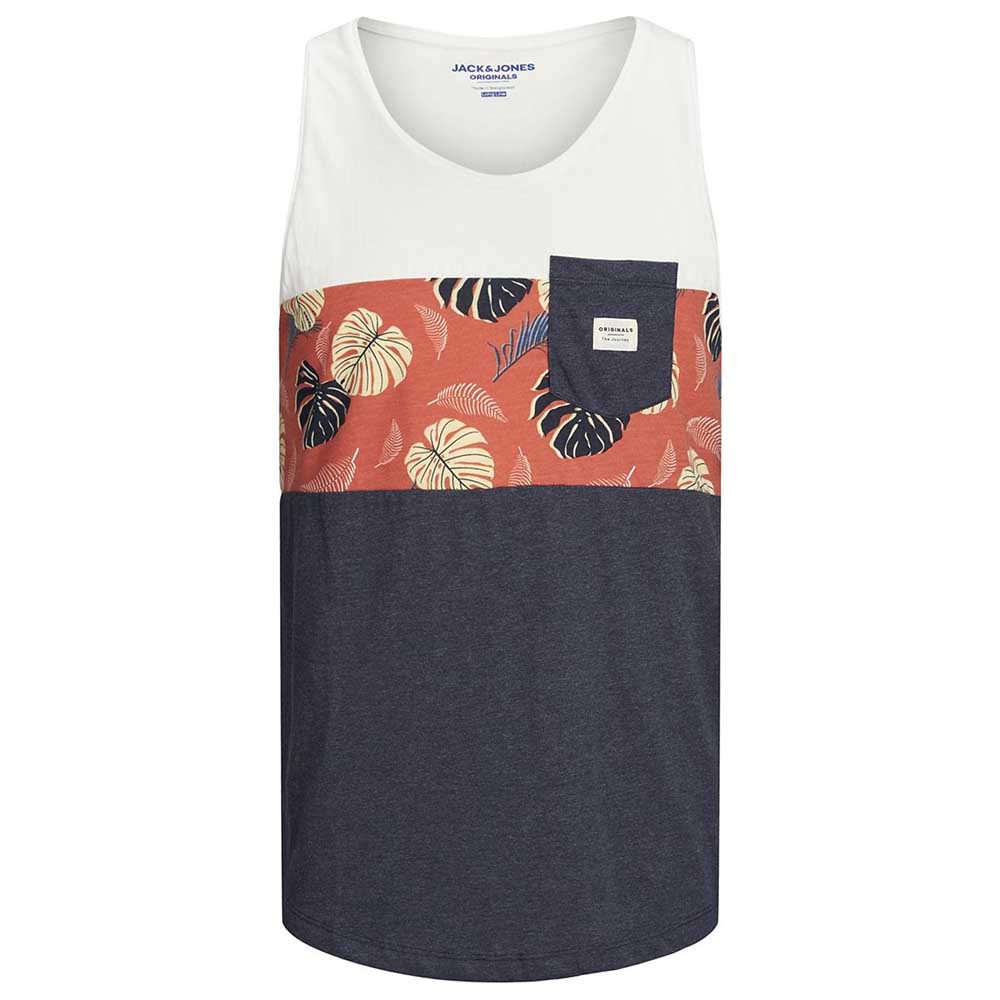 5714508766300 JACK & JONES JORFLAME TANK TOP - 12168898 CLOUD DANCER - Image 1