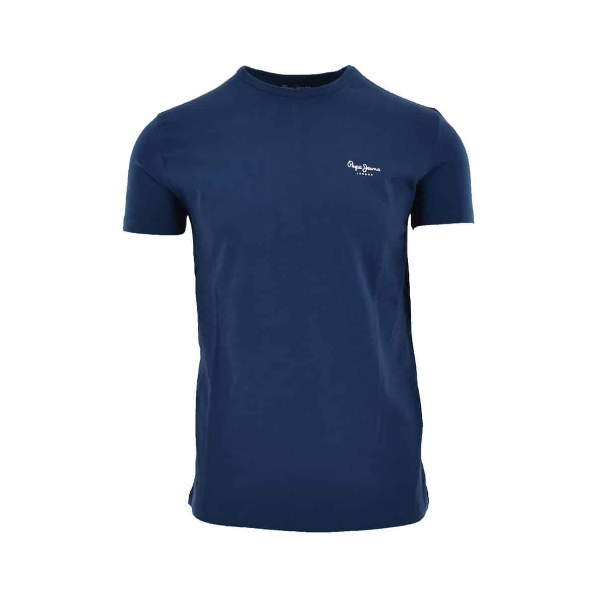 8434538138928 PEPE JEANS ORIGINAL BASIC S/S - PM503835-595 NAVY - Image 1