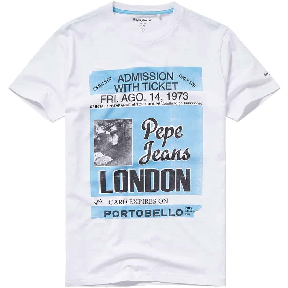 8434786363677 PEPE JEANS DEREK - PM506458-802 OPTIC WHITE - Image 1