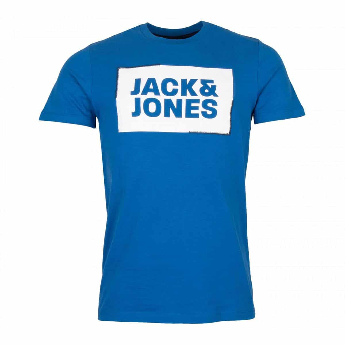 Jack Jones Tukano Tee 3 JACK & JONES JCOTUKANO TEE SS CREW NECK - 12146144 CLASSIC BLUE - Image 1