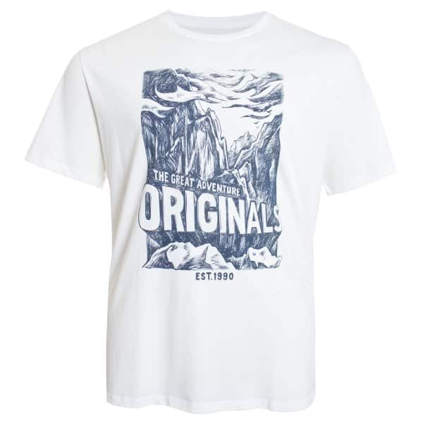 Jack Jones Kingsize Benni T Shirt Cloud Dancer P71621 62619 Image JACK & JONES JORBENNI TEE SS CREW NECK PS - 12165096 CLOUD DANCER - Image 1