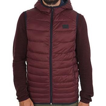 Xlarge 20190917141735 Jack Jones 12156213 Port Royale JACK & JONES JJEBOMB BODY WARMER HOOD - 12156213 PORT ROYALE - Image 1