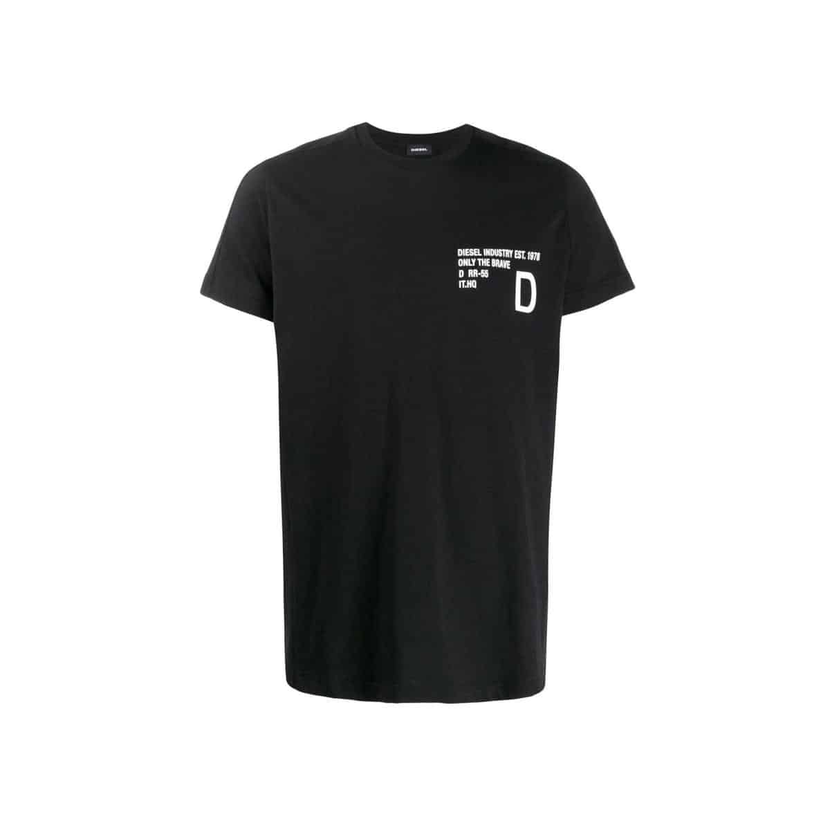 00seex 0091a 900 1 14361 27752 DIESEL T-HOVER T-SHIRT - 00SEEX0091A-900 BLACK - Image 1