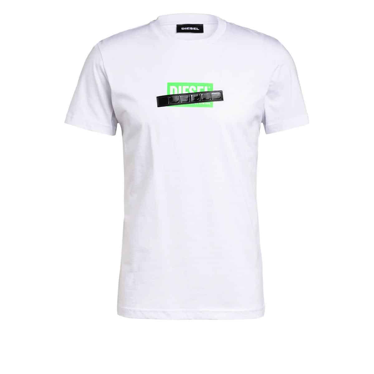 100095352711000 0 DIESEL T-DIEGO-S7 MAGLIETTA - 00SEEB0BASU-100 WHITE - Image 1