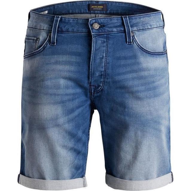 20190306153937 Jack Jones 12147066 Blue Denim JACK & JONES JJIRICK JJICON SHORTS GE 851 I.K. STS - 12147066 BLUE DEMIN - Image 1
