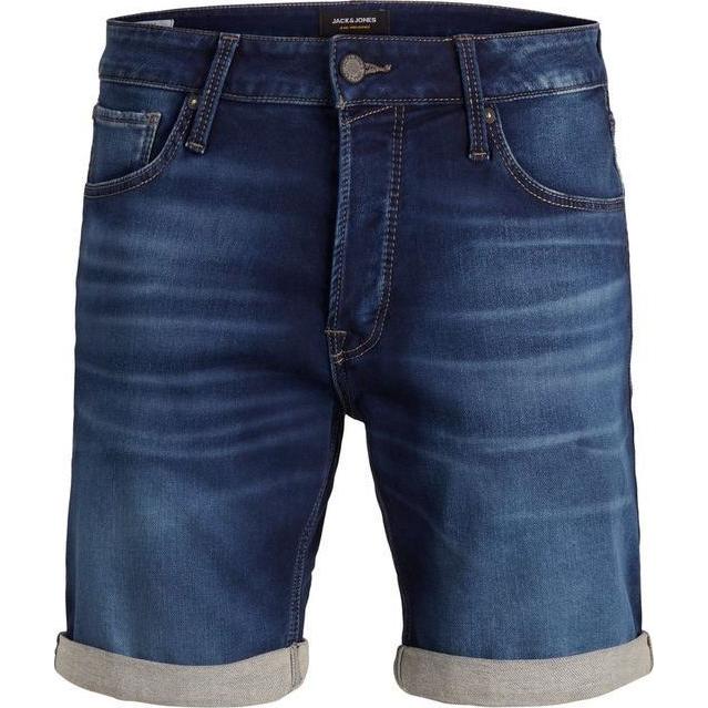 20190306154038 Jack Jones 12147065 Blue Denim JACK & JONES JJIRICK JJICON SHORTS GE 850 I.K. STS - 12147065 BLUE DENIM - Image 1
