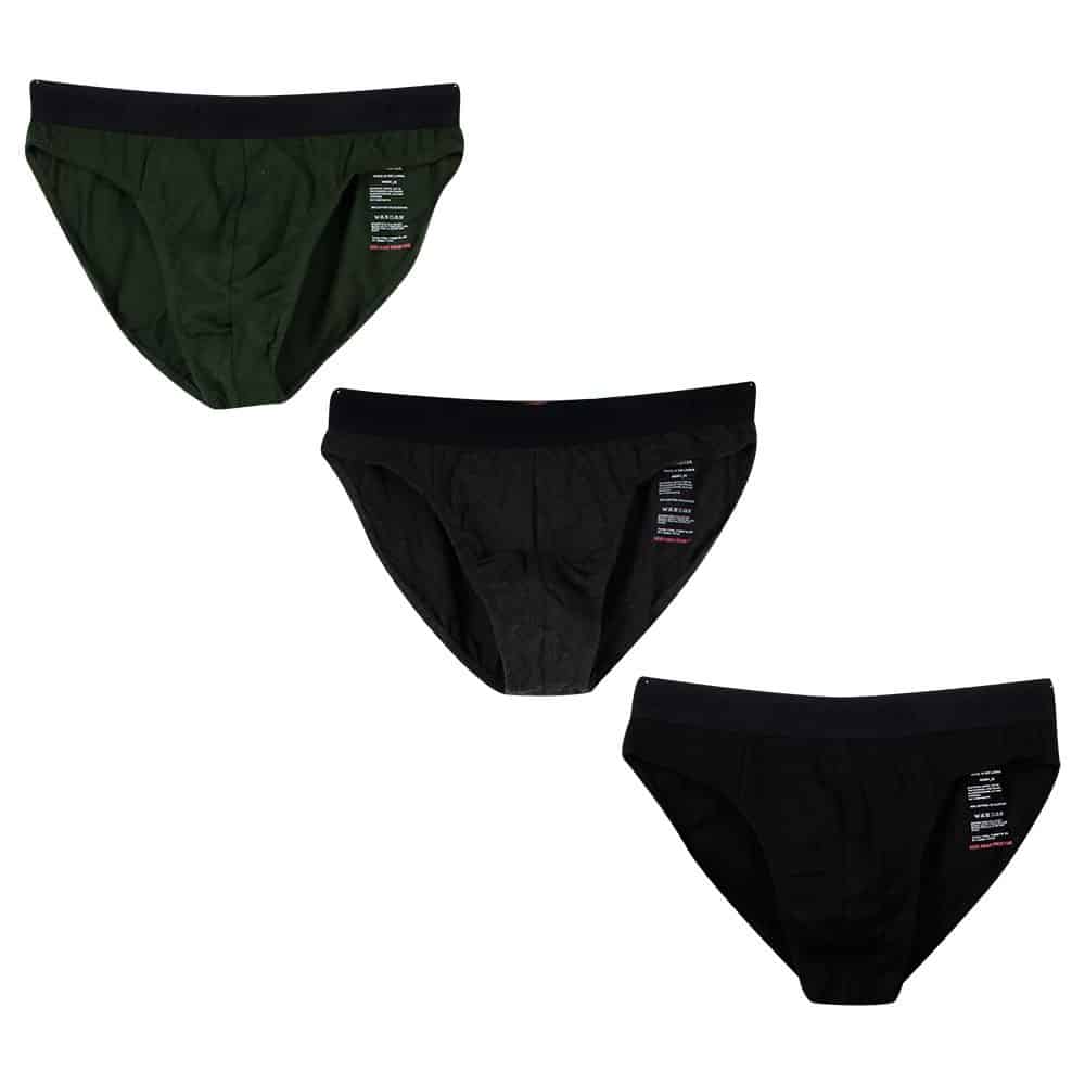 Superdry Classic Brief 3 Pack (1) SUPERDRY CLASSIC BRIEF TRIPLE PACK - M3110010A-1SD KHAKI MULTIPACK - Image 1