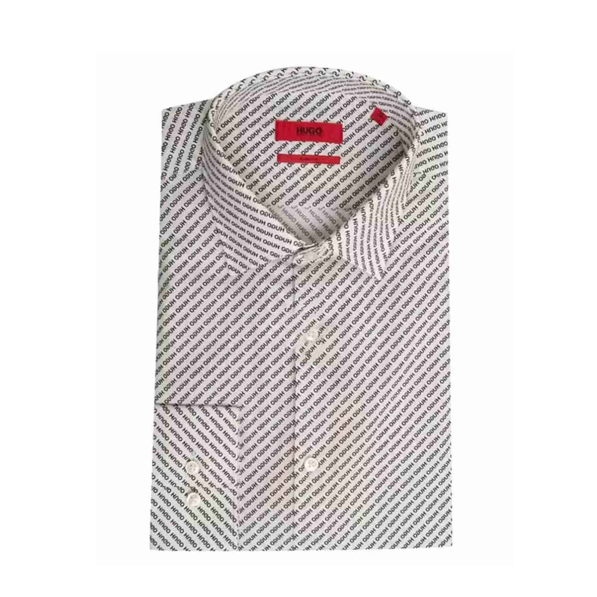 HUGO BOSS KENNO 50415735 001 SLIM FIT WHITE HUGO BOSS KENNO - 50415735-001 SLIM FIT WHITE - Image 1