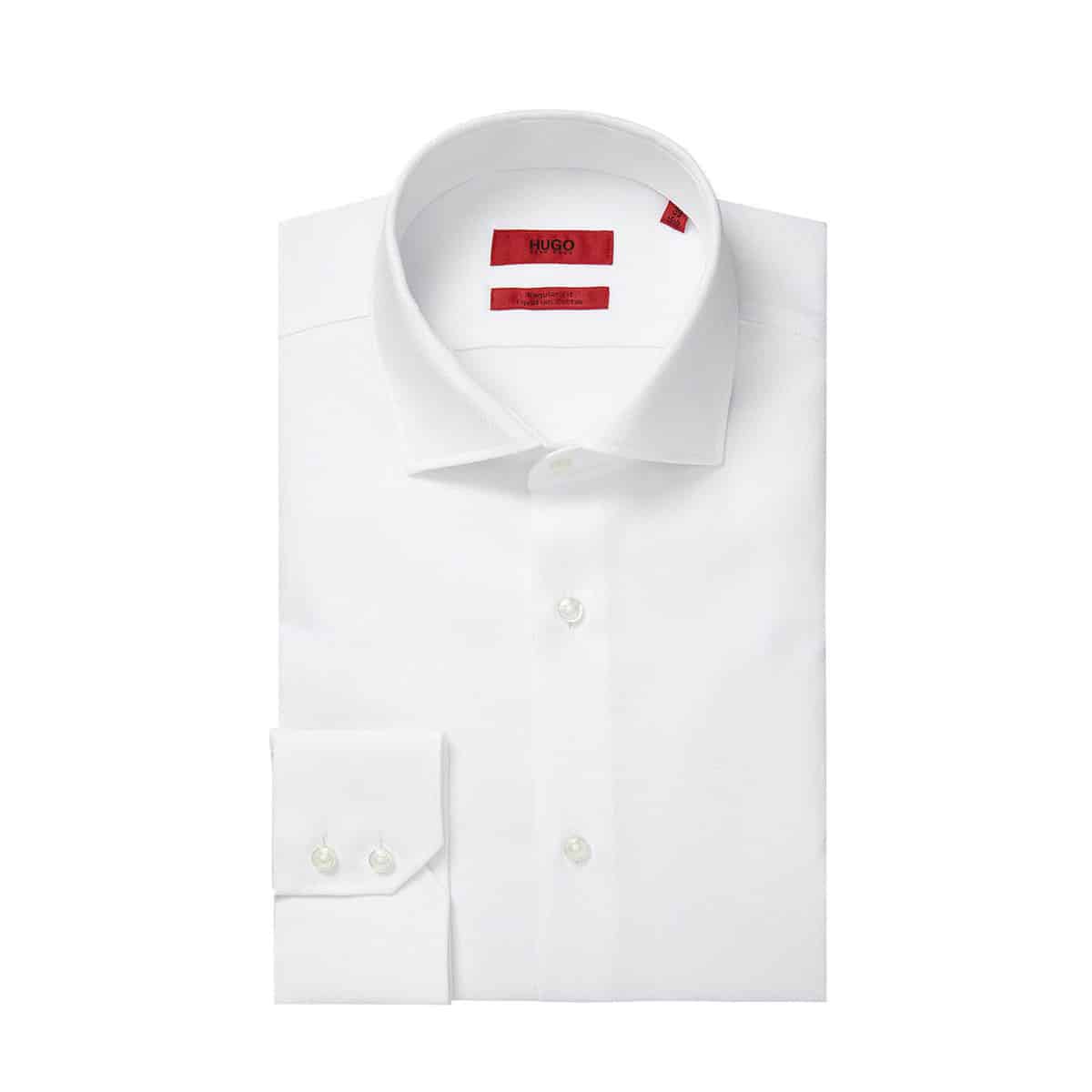 HUGO BOSS VORDON 50399167 199 REGULAR FIT WHITE HUGO BOSS VORDON - 50399167 - 199 REGULAR FIT WHITE - Image 1