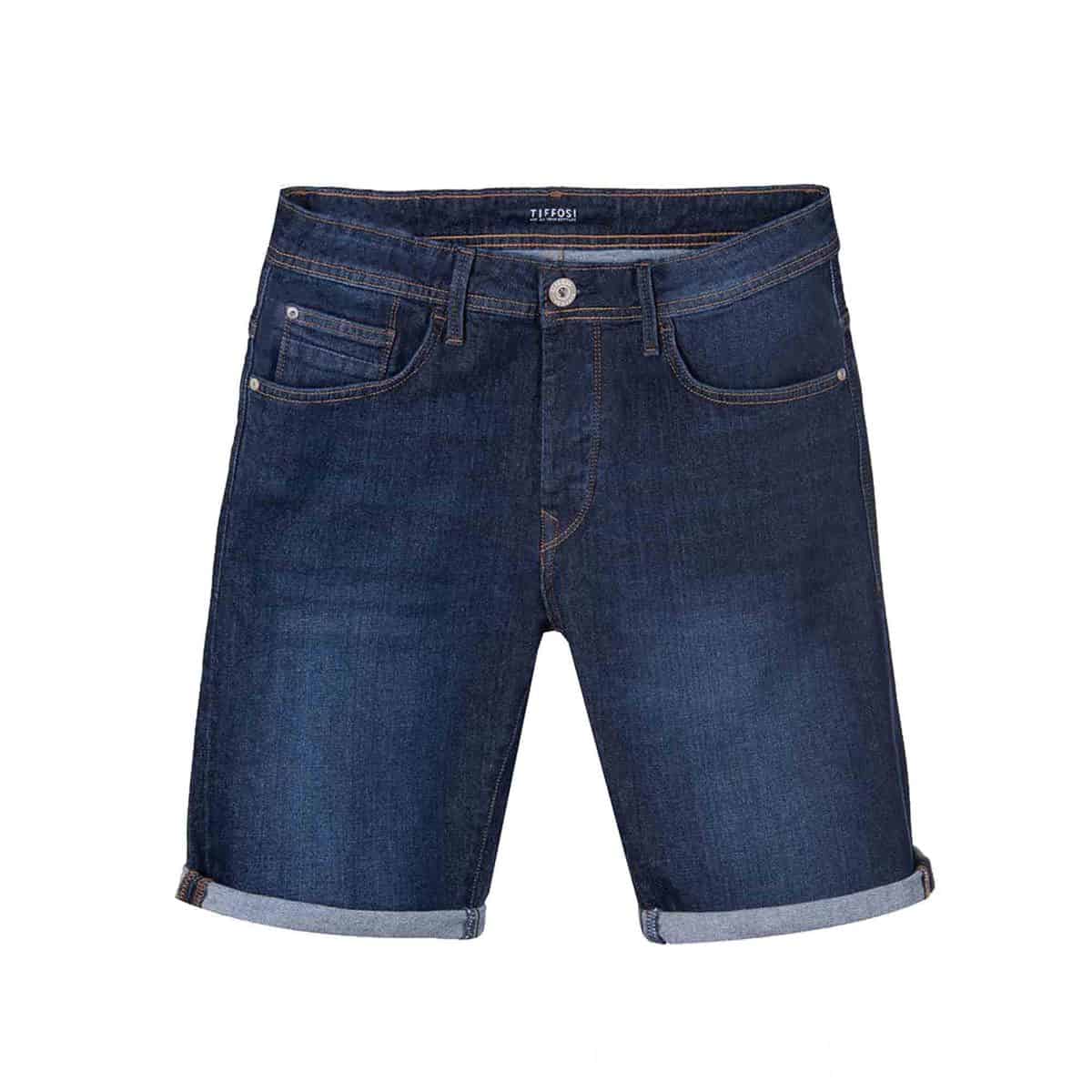TIFFOSI MOLOKO DENIM SHORTS 10032318 E10 DARK BLUE TIFFOSI MOLOKO DENIM SHORTS - 10032318_E10 DARK BLUE - Image 1