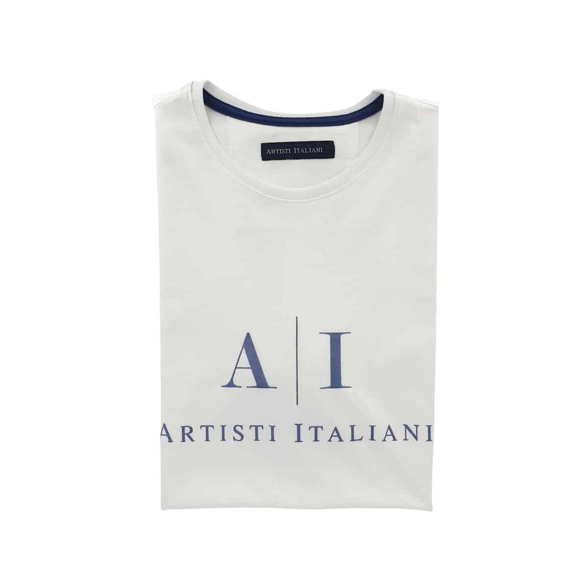 ARTISTI ITALIANI T SHIRT AI19164 1 WHITE ARTISTI ITALIANI T-SHIRT - AI19164-1 WHITE - Image 1