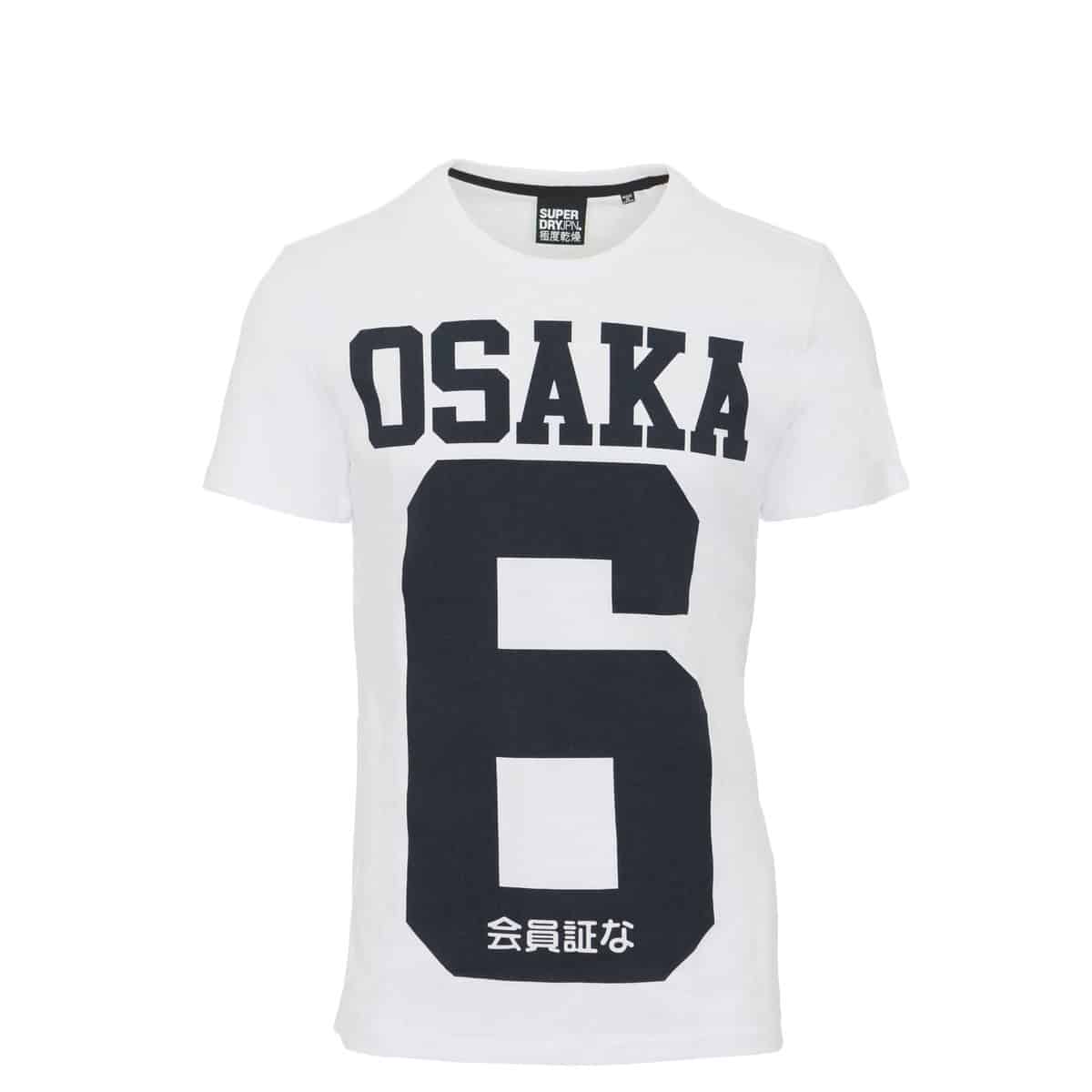 SUPERDRY T SHIRT OSAKA TEE SYMBOL M1010132B 01C OPTIC WHITE SUPERDRY T-SHIRT OSAKA TEE SYMBOL - M1010132B-01C OPTIC WHITE - Image 1