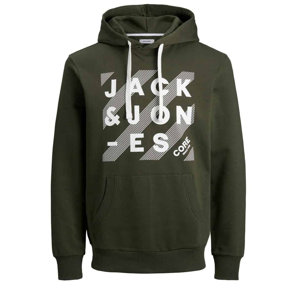 Jj 3457160 Front JACK & JONES JJHERO SWEAT HOOD - 12175062 FOREST NIGHT - Image 1
