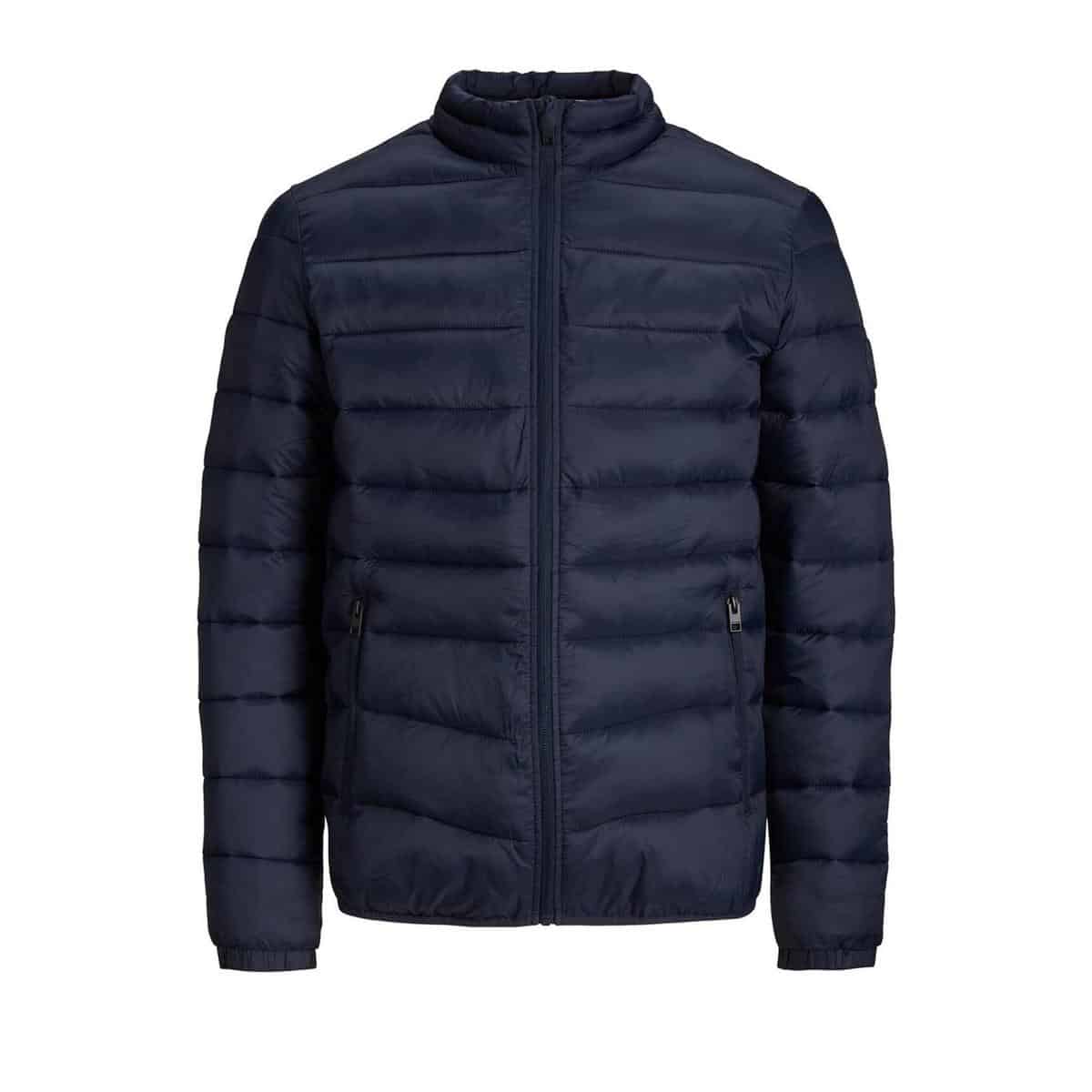 12173752 NavyBlazer 001 ProductLarge JACK & JONES JJEMAGIC PUFFER COLLAR STS - 12173752 NAVY BLAZER - Image 1