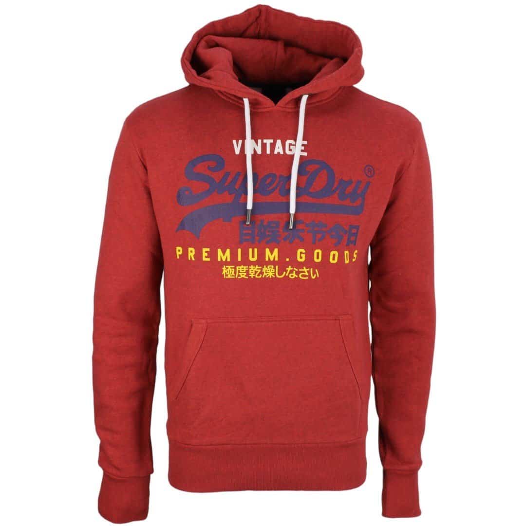 M2010429B 3XE Arizona Orange Marl VL TRI HOOD 5059046716005 IMG 6061 SUPERDRY VL TRI HOOD - M2010429B-3XE ARIZONA ORANGE MARL - Image 1
