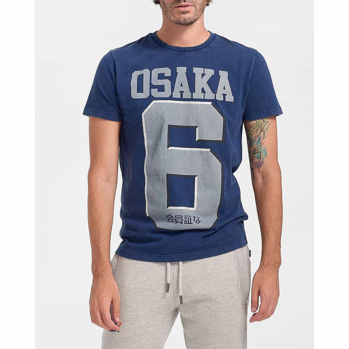 10175765 SUPERDRY OSAKA TEE - M1010375A-GKV ATLANTIC NAVY - Image 1