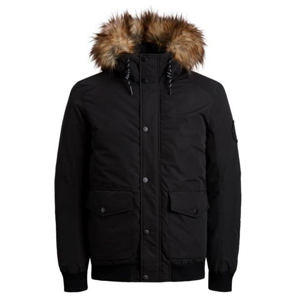 12174397 3380292 Front JACK & JONES JJSKY BOMBER JACKET - 12174397 BLACK - Image 1