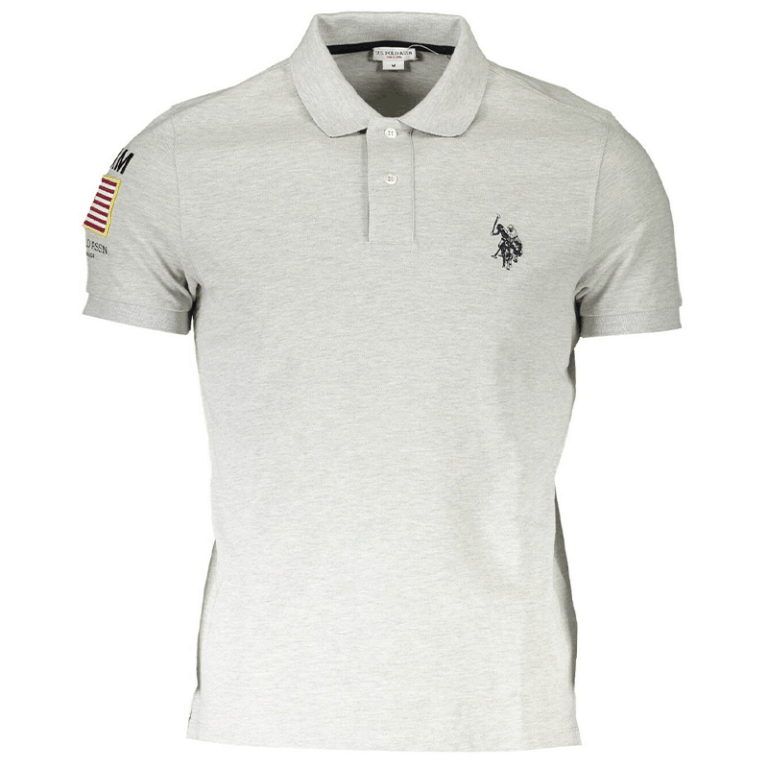 55983 188 768x768 U.S POLO ASSN. ORIGINAL PLAYER TEE - 50600 34502 GREY 188 - Image 1