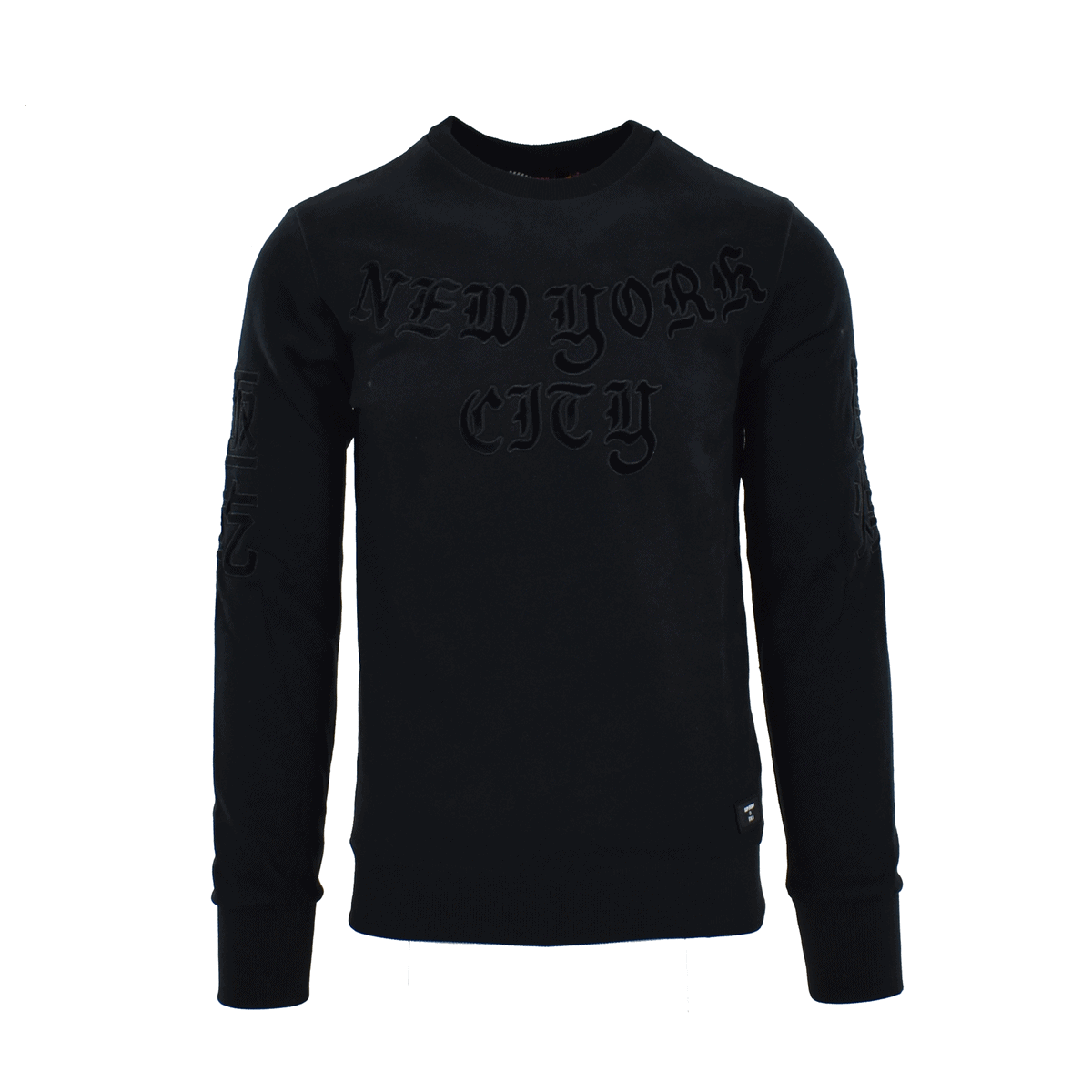 DSC 0470 SUPERDRY MONO URBAN CREW - M2010449A-02A BLACK - Image 1