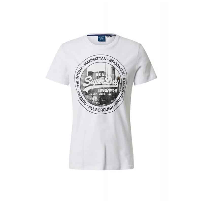 M1010347B-01C SUPERDRY VL NYCPHOTO TEE - M1010347B 01C OPTIC - Image 1