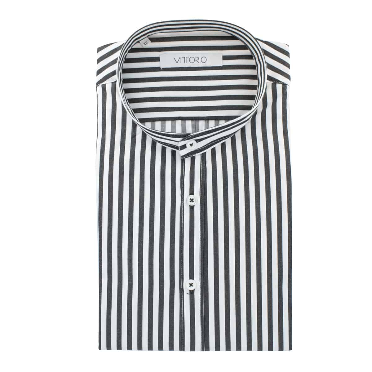 Untitled-1 VITTORIO - SHIRT 201-24 BLACK - Image 1