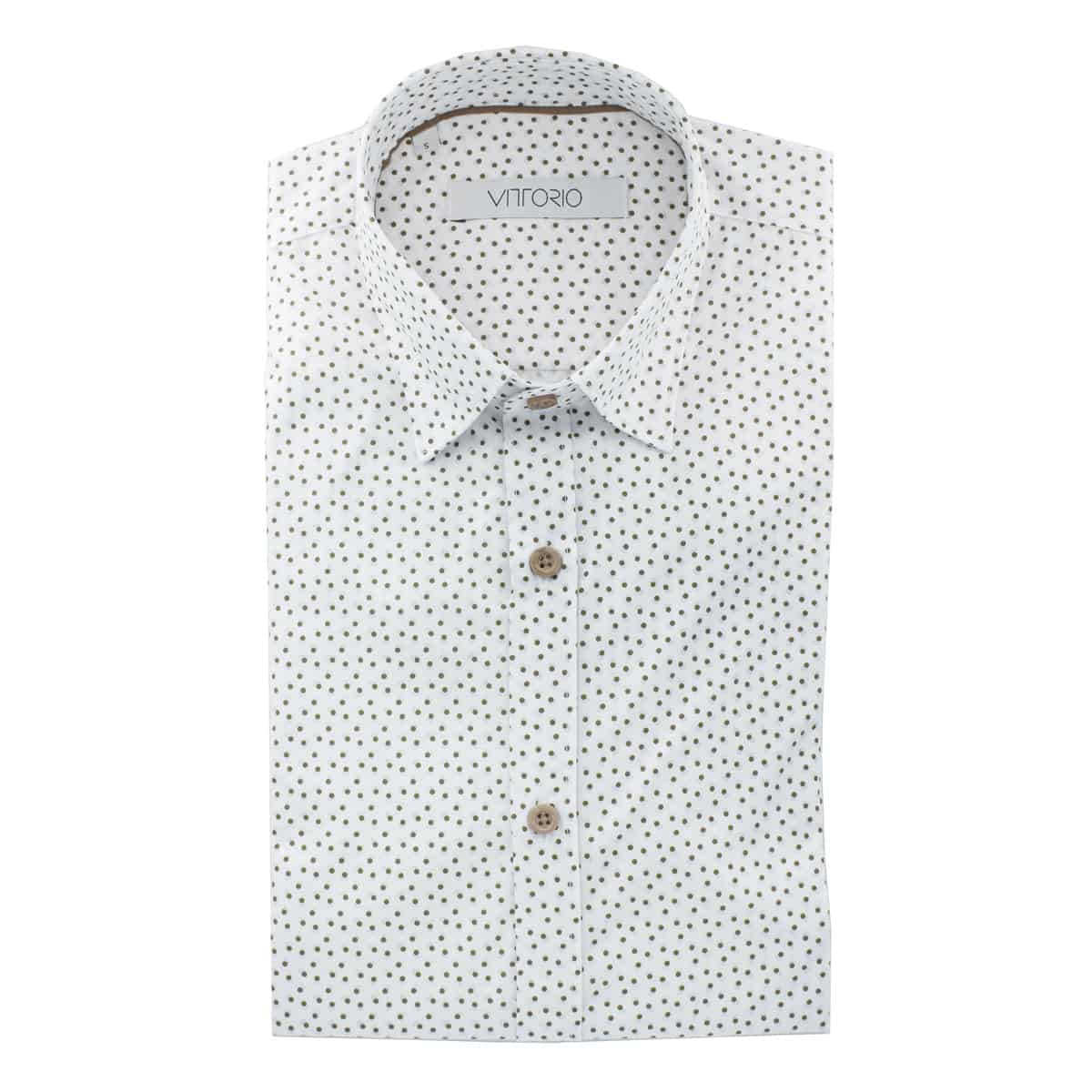 Untitled-1 VITTORIO - SHIRT 202-163 WHITE - Image 1