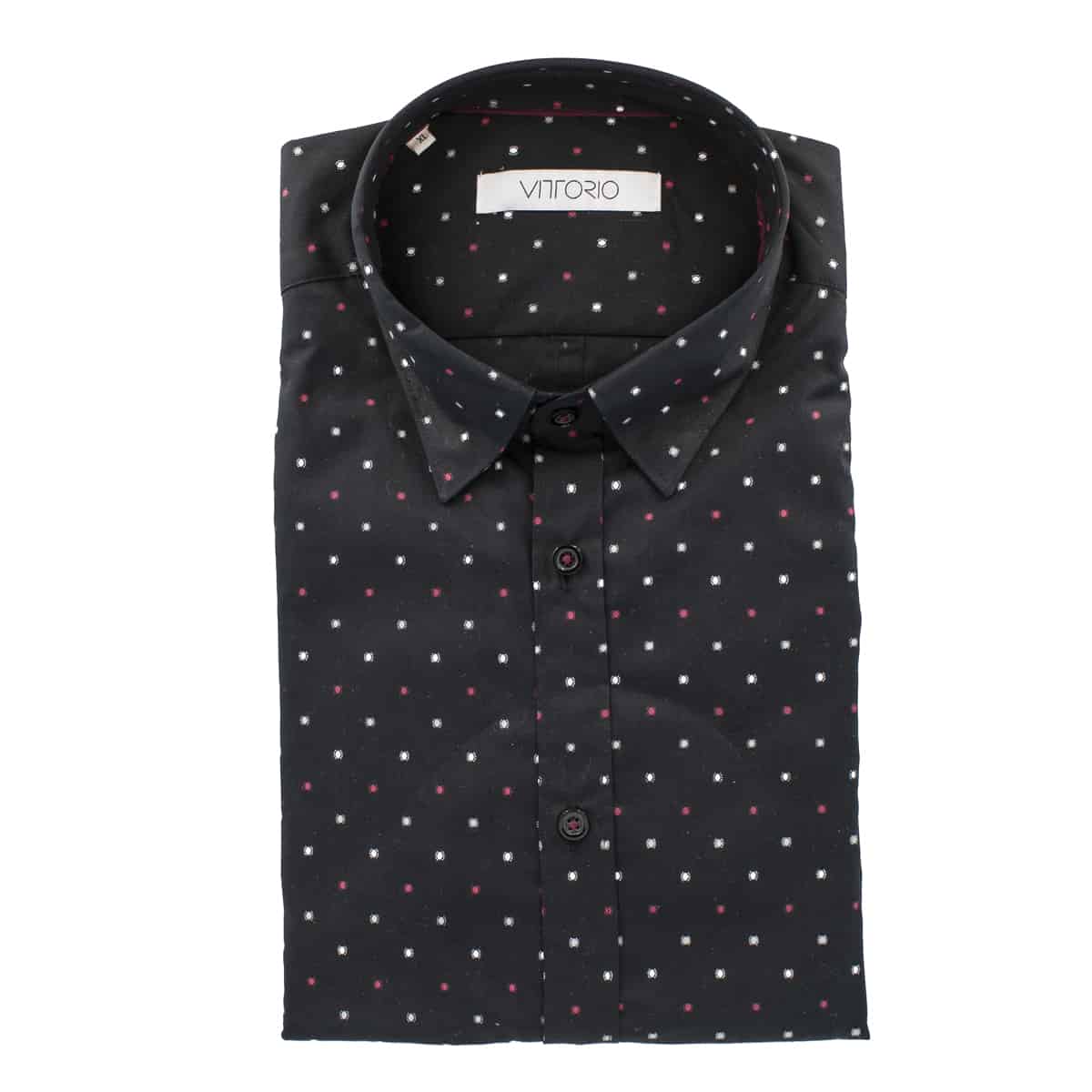 Untitled-1 VITTORIO - SHIRT 171 -225 BLACK - Image 1