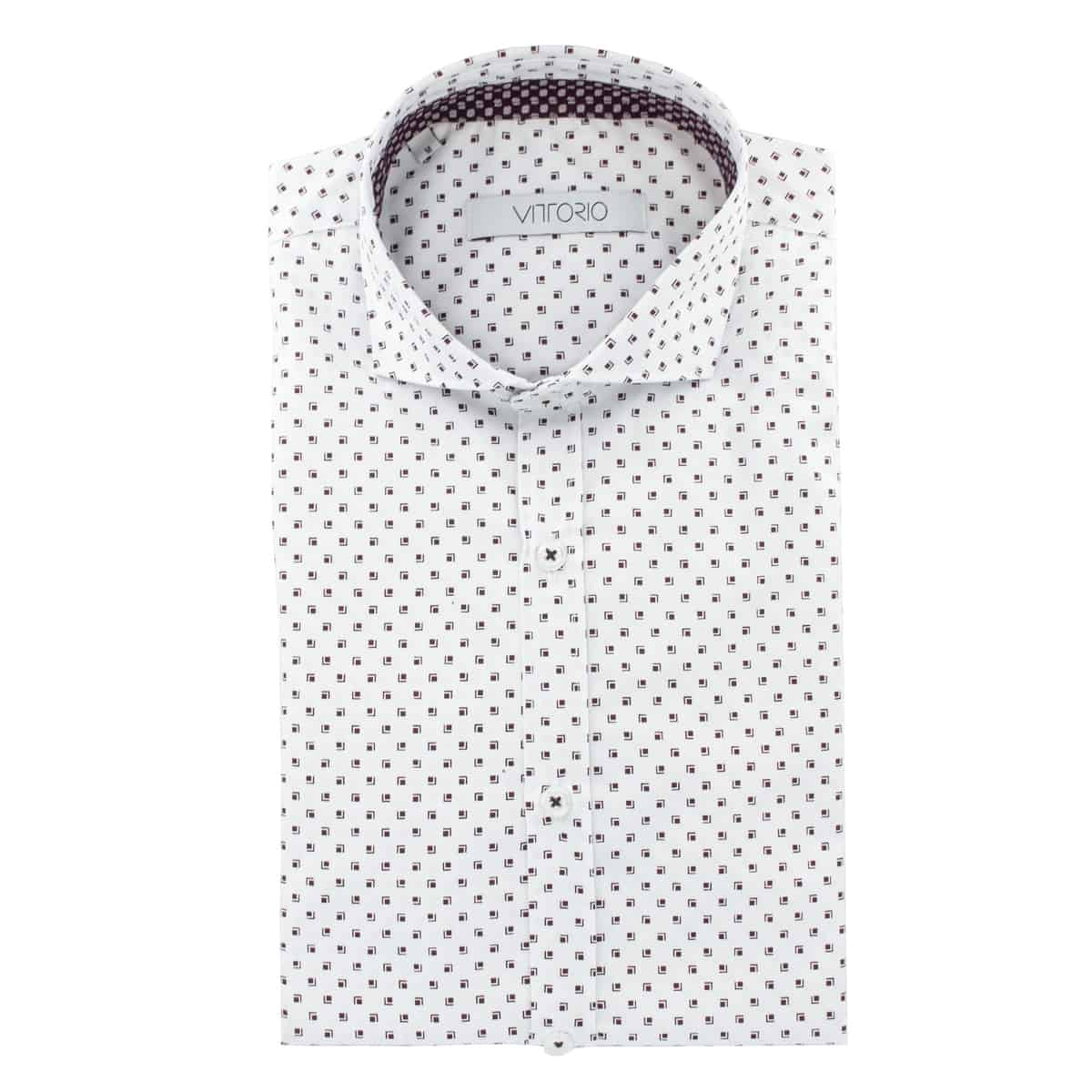 Untitled-1 VITTORIO - SHIRT 201-97 WHITE - Image 1