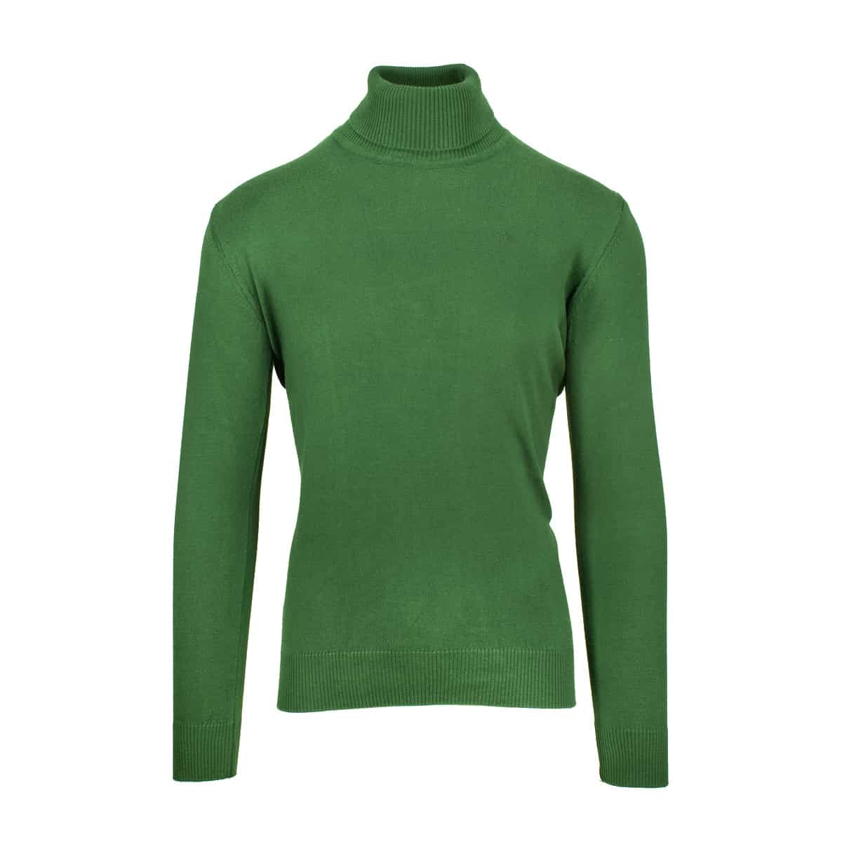 Untitled-1 VITTORIO - KNIT ROLL NECK 4400 GREEN - Image 1