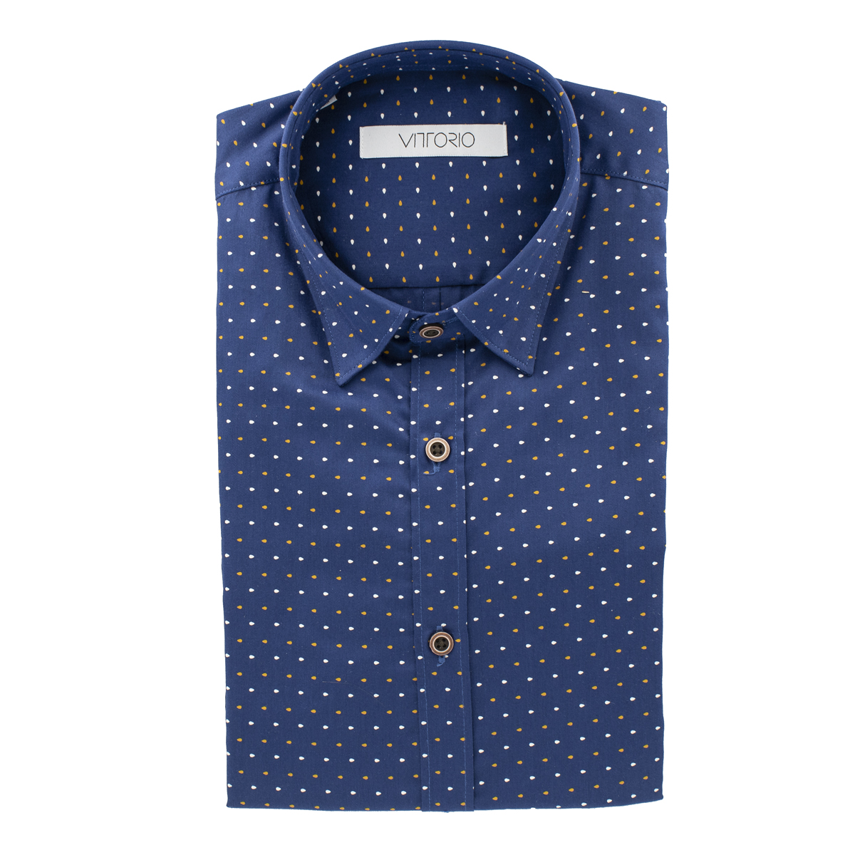 Untitled-1 VITTORIO SHIRT - 202-111 - BLUE - Image 1