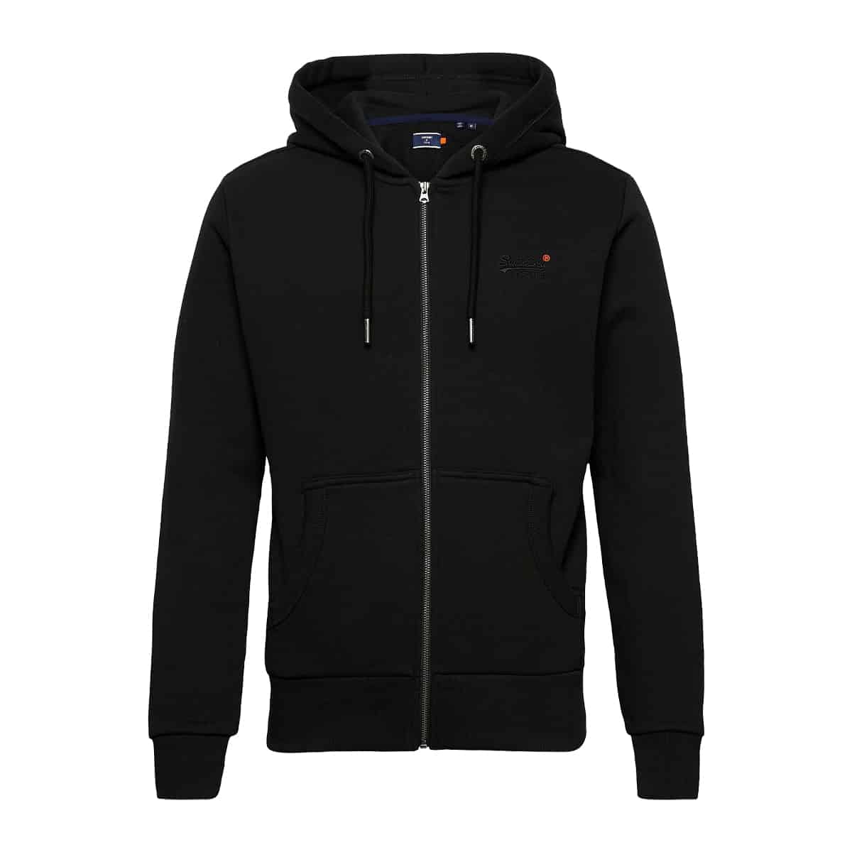 superdry classic ol SUPERDRY - OL CLASSIC ZIPHOOD NS - M2010238A-02A BLACK - Image 1