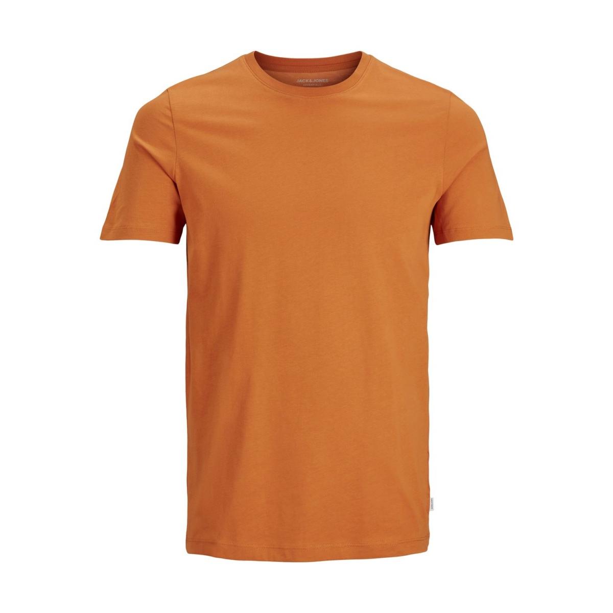 jj__3493357__front JACK & JONES - JJEORGANIC BASIC TEE SS O-NECK NOOS - 12156101 HAWAIIAN SUNSET - Image 1