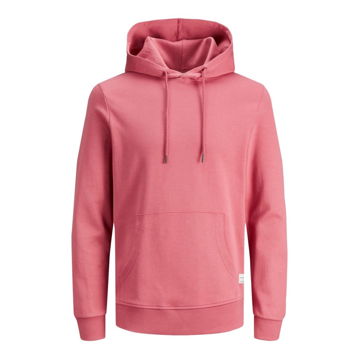 jj__3508058__front JACK & JONES - JJEBASIC SWEAT HOOD NOOS - 12182537 SLATE ROSE - Image 1