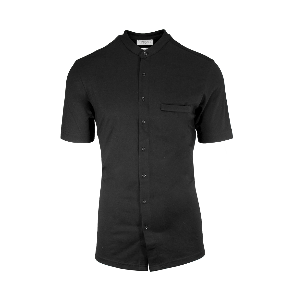 Untitled-5 VITTORIO - T-SHIRT 200-02-21-002 BLACK - Image 1