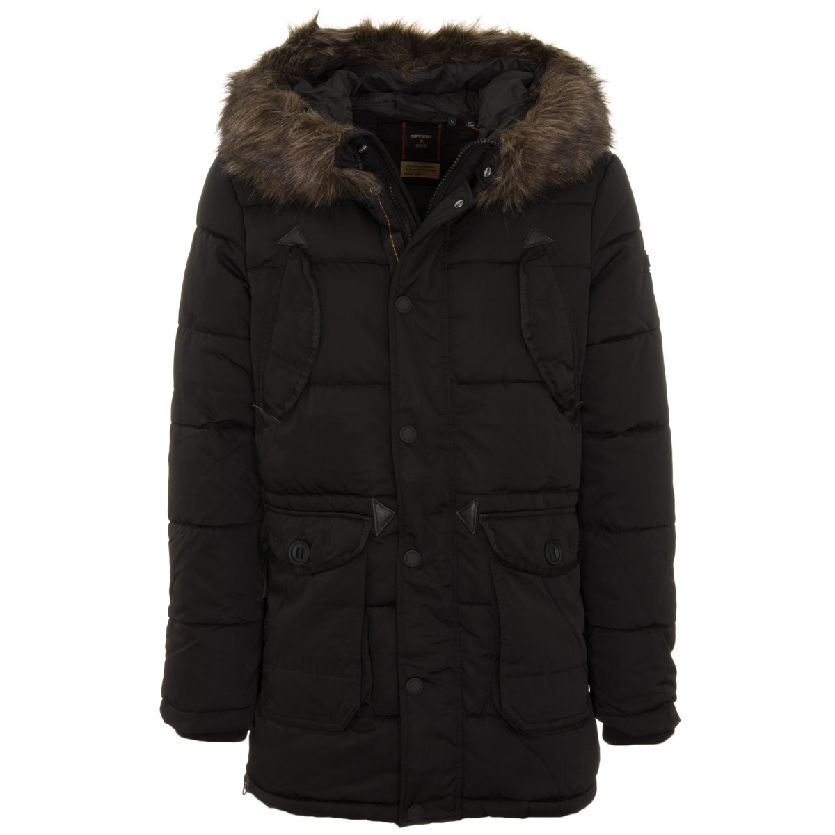 a2080 SUPERDRY - CHINOOK PARKA - M5010346A-02A BLACK - Image 1