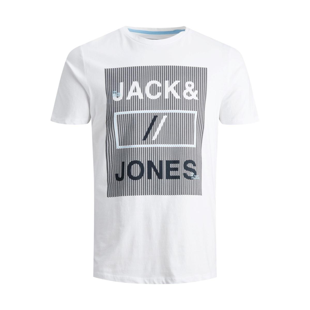 jj__3600647__front JACK & JONES - JCOROPAR TEE SS FST - 12188039 WHITE - Image 1