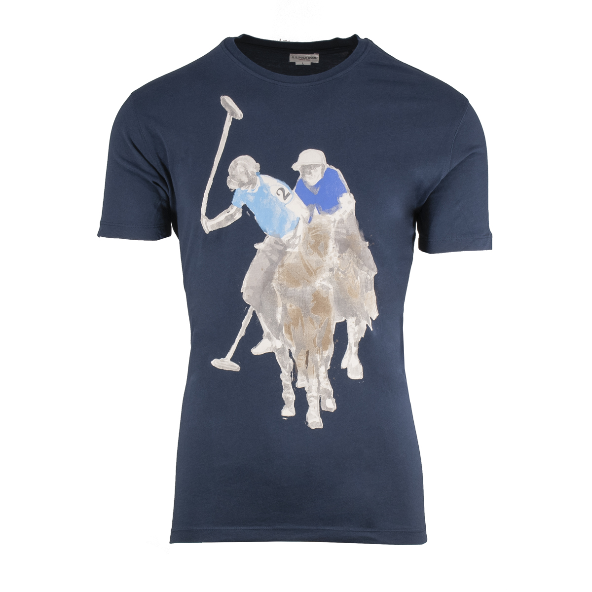 U.S.POLO ASSN. - DOUBLE HORSE TEE - 154-59954-52795-179 NAVY BLUE U.S.POLO ASSN. - DOUBLE HORSE TEE - 154-59954-52795-179 NAVY BLUE - Image 1